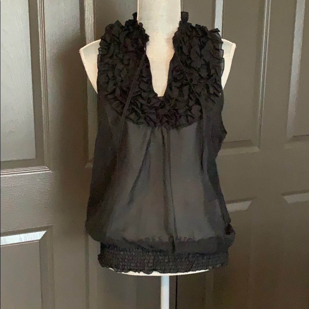 NWT Eyeshadow Large ruffle tank
